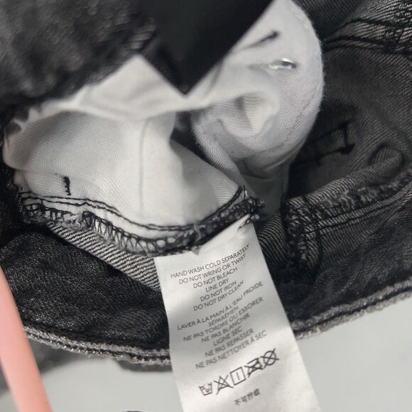 Anthropologie Pilcro Jeans Womens 28 High Rise Slim Studded Rhinestone Denim Y2K - Picture 9 of 16